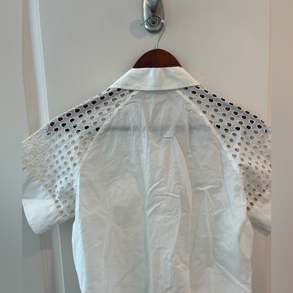 Jonathan Simkhai Short sleeve shirt in white - Picture 7 of 14